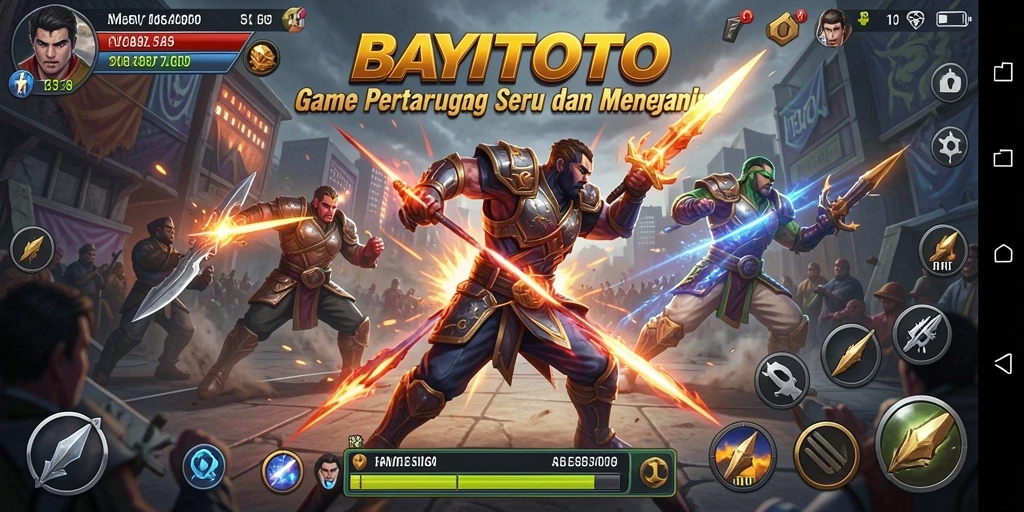 Tampilan gameplay yang intens dan mendebarkan dari BAYITOTO.