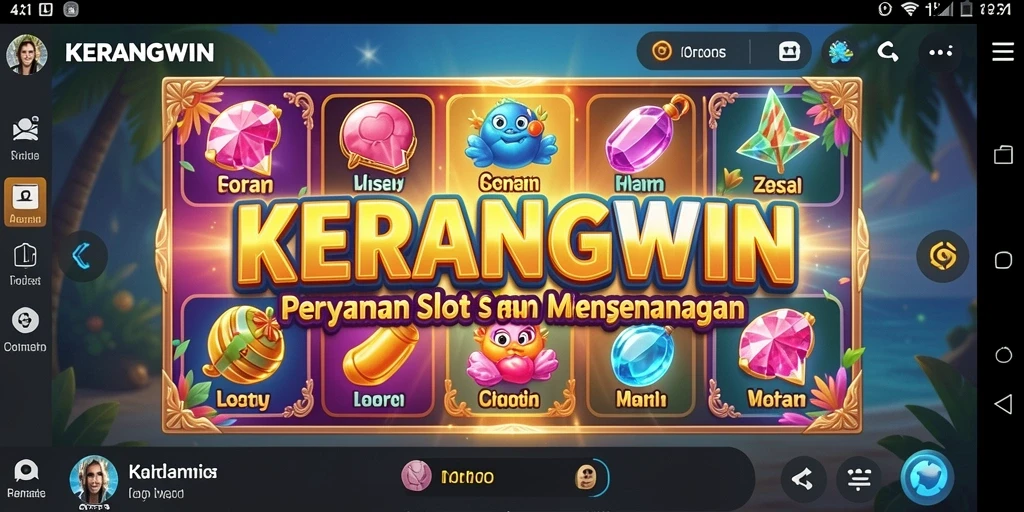 Gameplay menarik dan seru dari KERANGWIN yang penuh warna.