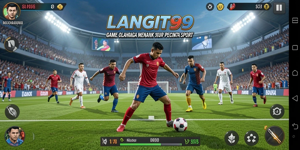 Tampilan seru gameplay LANGIT99 yang mengasyikkan.