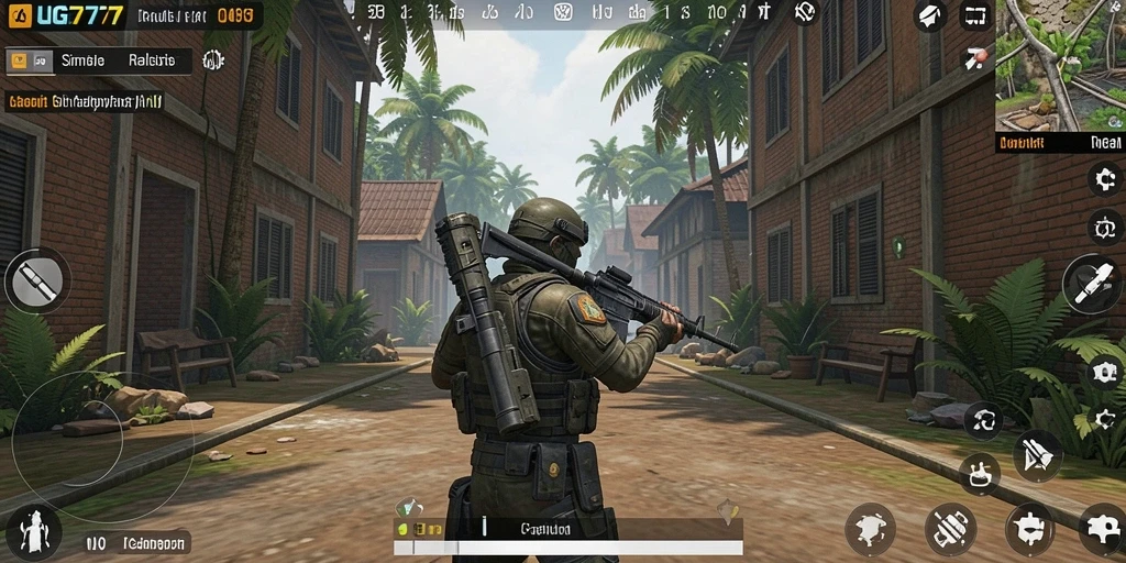 Screenshot utama UG777 menampilkan pengalaman gameplay Simulation yang imersif.
